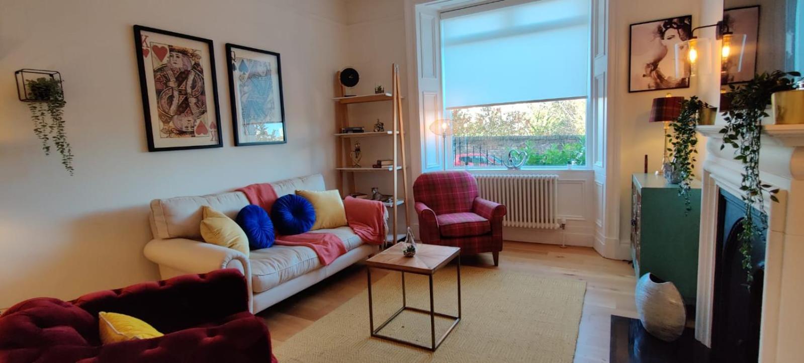 Meadowbank Residence 3Bed Free Parking Edinburg Rum bild